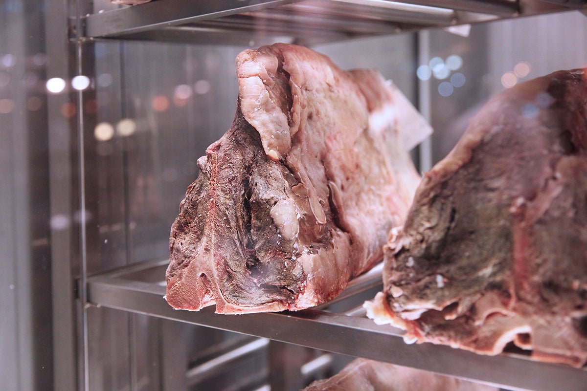 Aged steak.