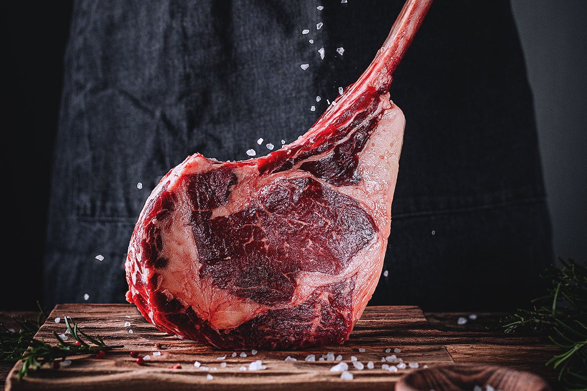 Ribeye steak.