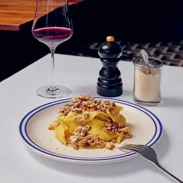 Pappardelle bianco at Mon Lapin