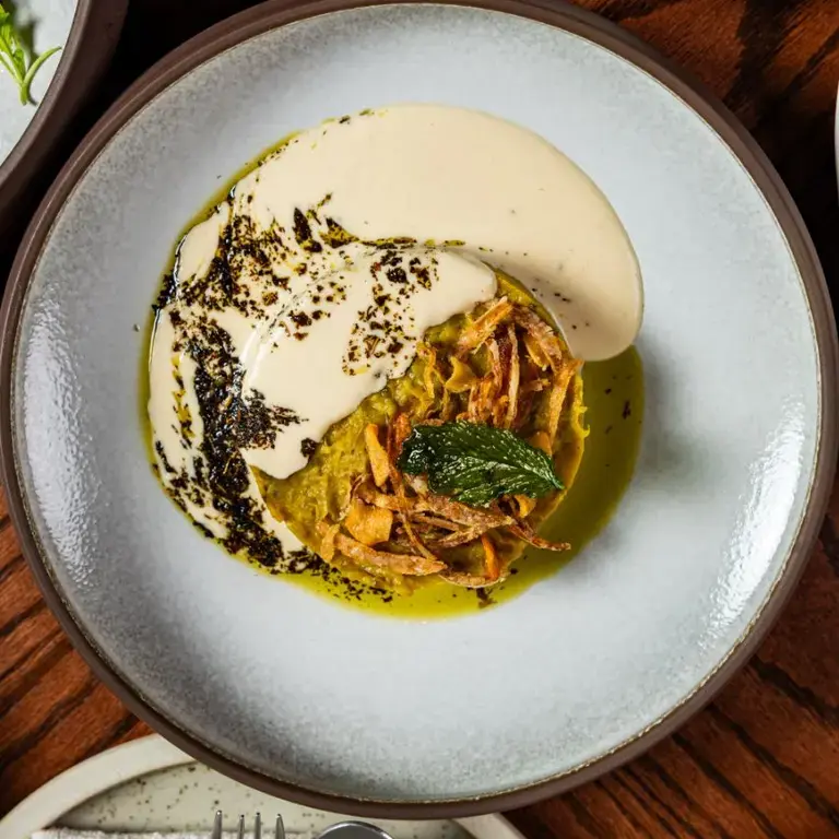 A dish at Bous in Montréal.
