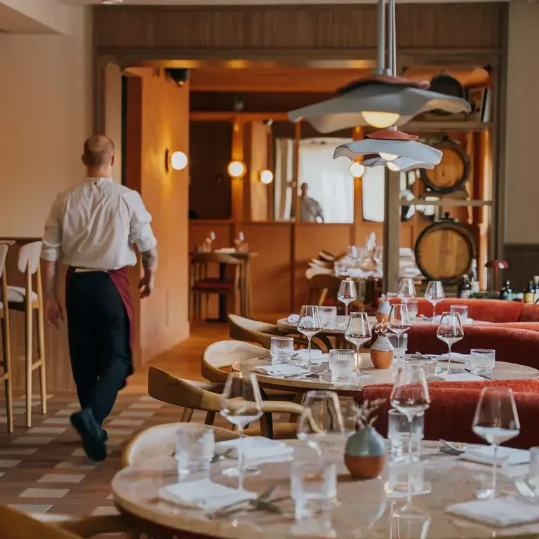 Dining room at Osteria Berto.