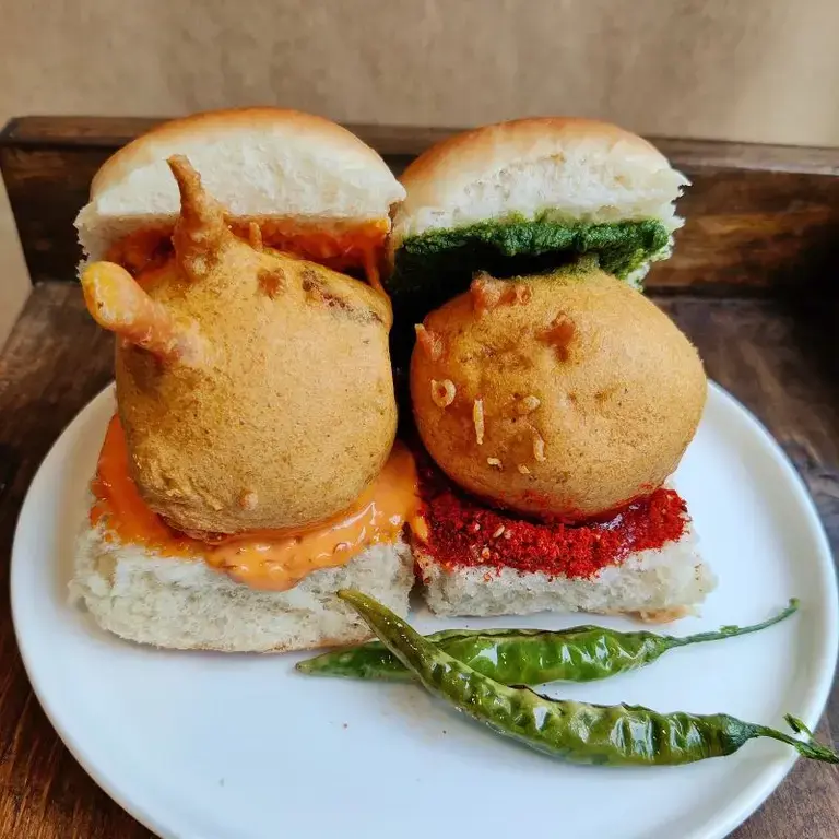 Vada Pav at Poppadum in Toronto.