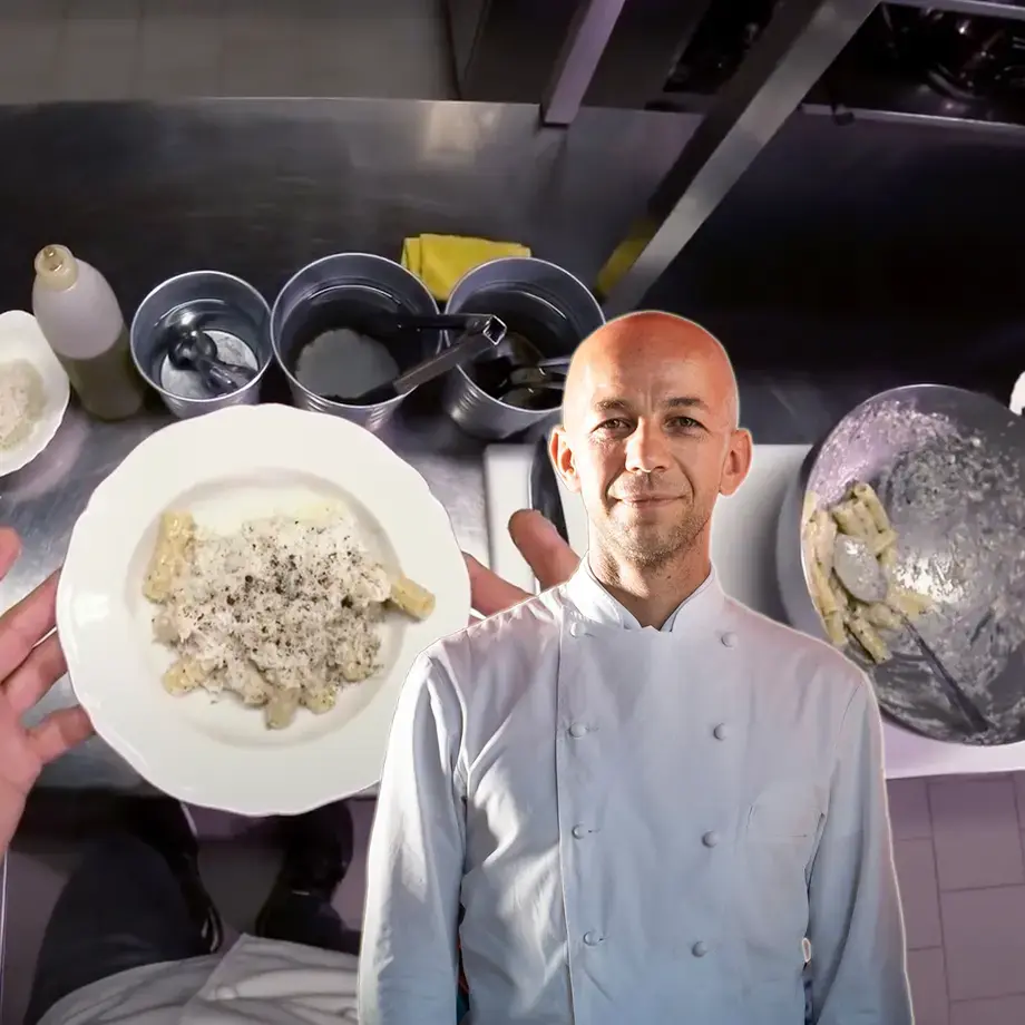 Through the eyes of the chef  Cacio e Pepe Camanini