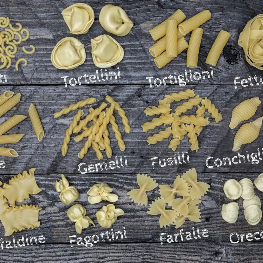 Types of pasta