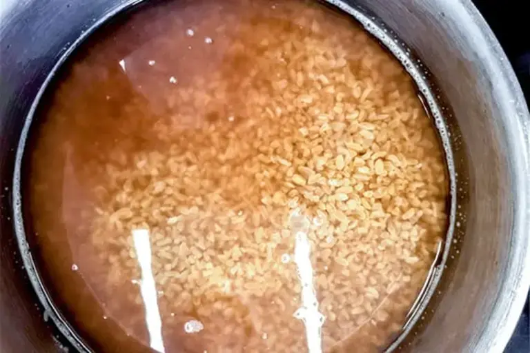 cooking the wheat