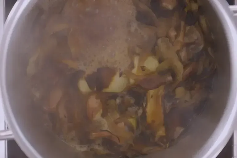 Reduce broth by half