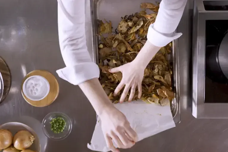 Remove parchment paper