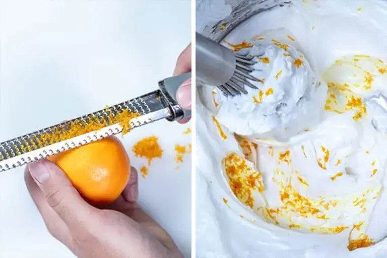 adding clementine zest Courtesy of Chef Łukasz Moneta