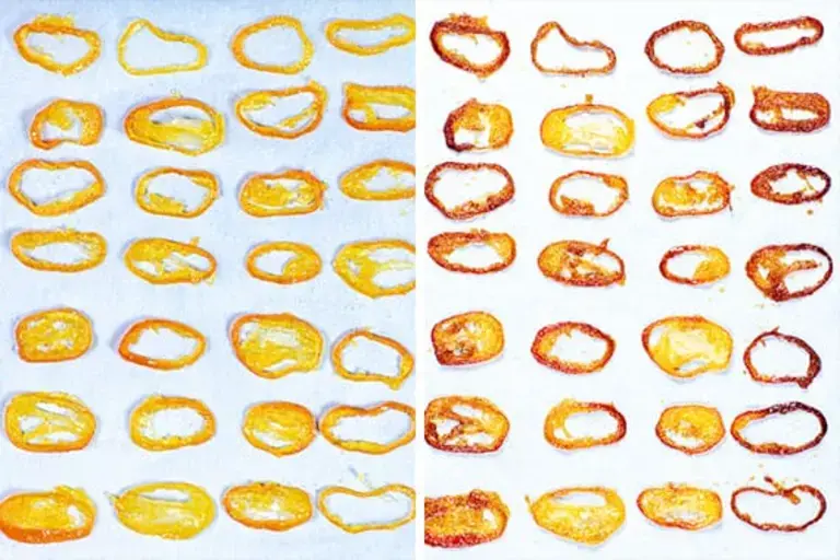 kumquat on baking paper Courtesy of Chef Łukasz Moneta