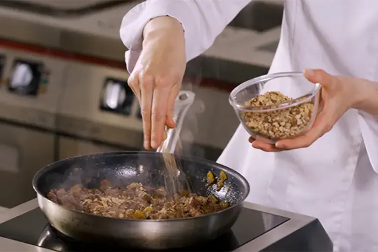 Cook the meat
