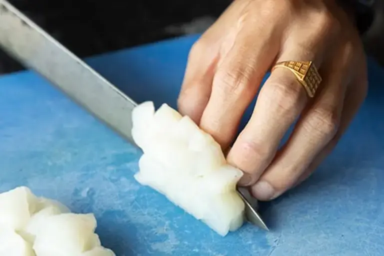 Dice scallop