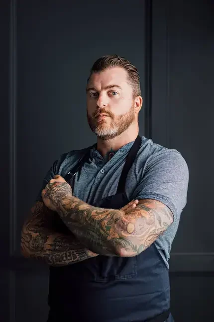 Chef Gus Stieffenhofer-Brandson.