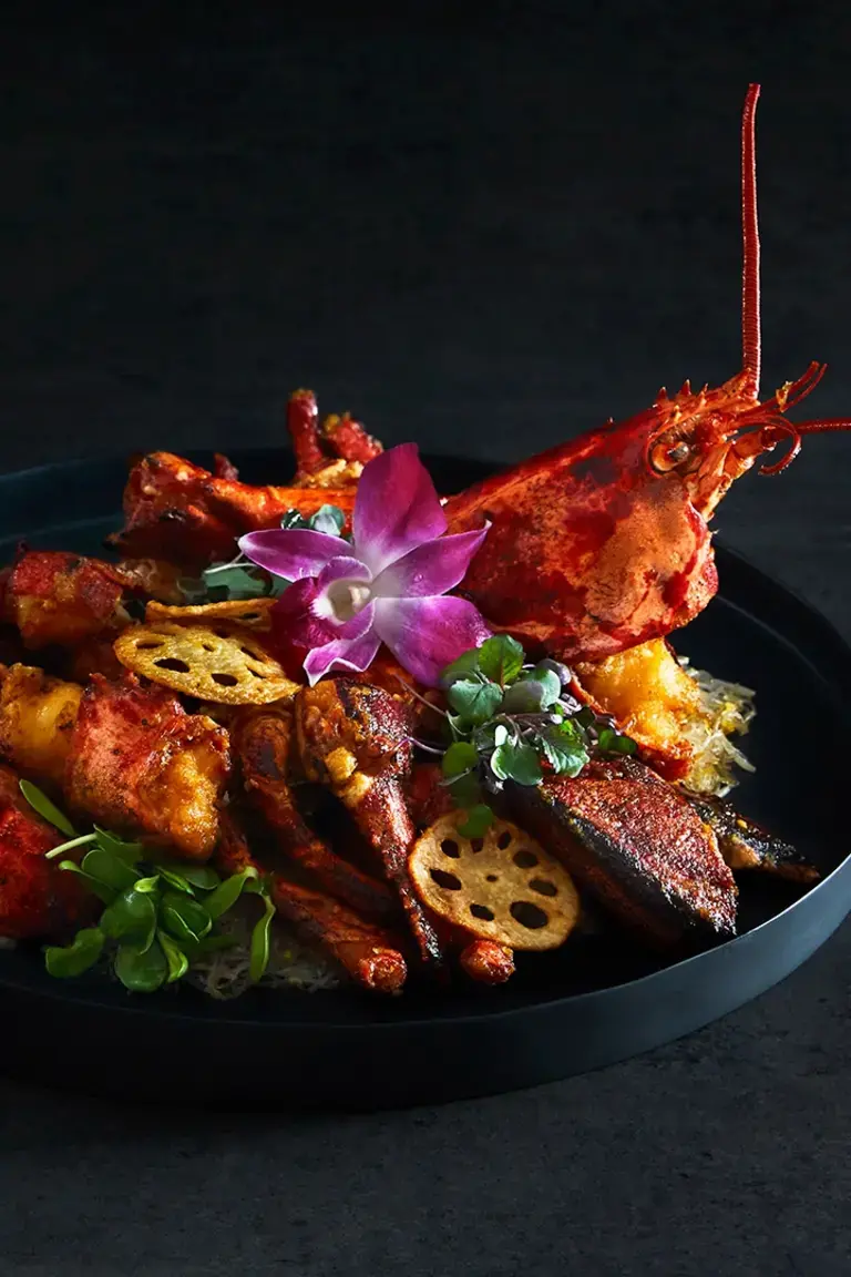 A seafood dish at Providential 9 in Toronto.