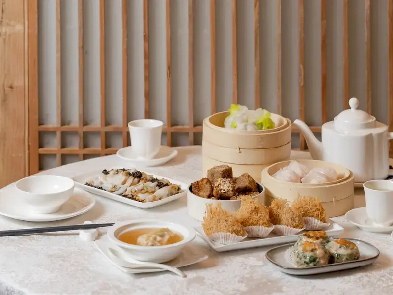 Dim sum selection at Providential 9 in Toronto.
