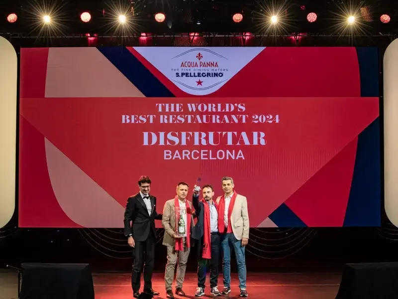 Disfrutar onstage at The World's 50 Best Restaurants 2024.