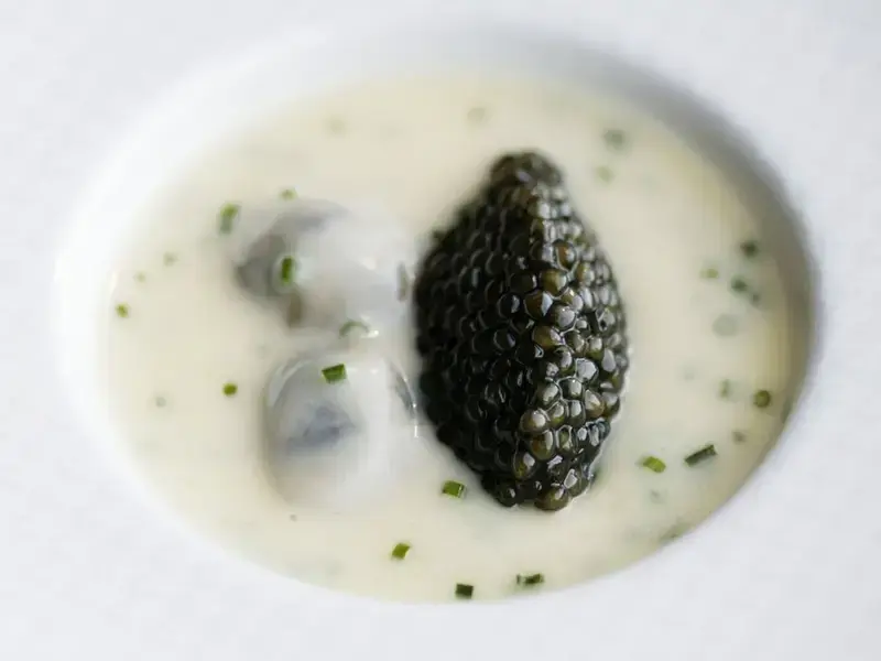 Thomas Keller oyster pearl dish