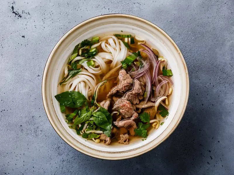 Pho soup.