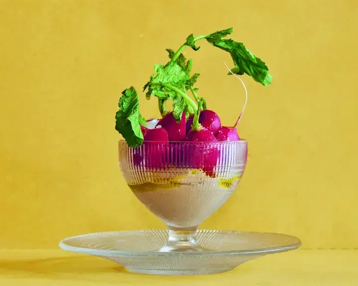 Radishes and chicken liver by Mon Lapin