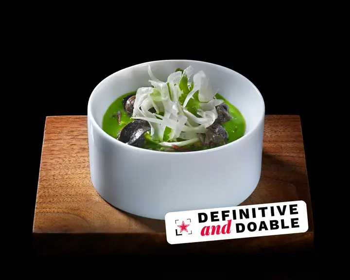 Heston blumenthal's snail porridge dish.