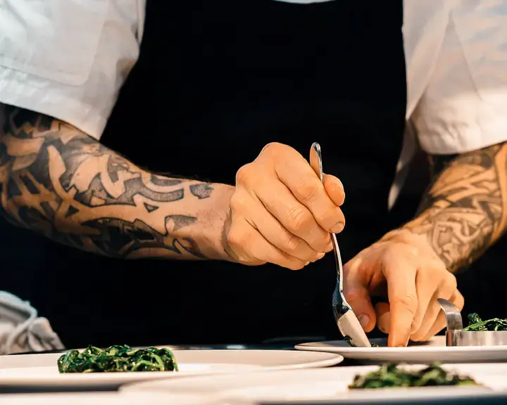 Chef plating